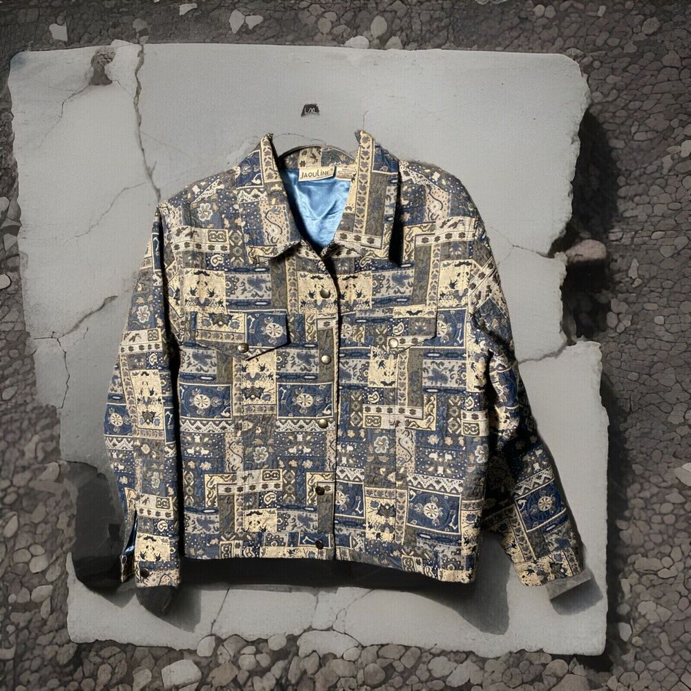 Jaqueline Design Studio Designed Jacket‎ Womens Med Made In India Rare Vintage